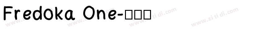 Fredoka One字体转换